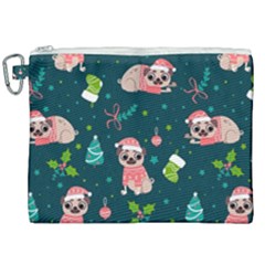 Pattern Christmas Funny Canvas Cosmetic Bag (xxl) by Semog4