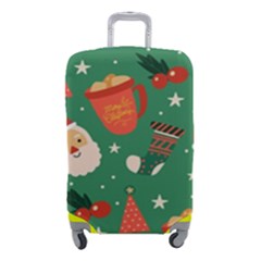 Colorful Funny Christmas Pattern Luggage Cover (small) by Semog4