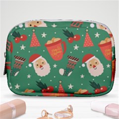 Colorful Funny Christmas Pattern Make Up Pouch (small) by Semog4