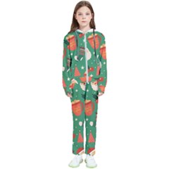 Colorful Funny Christmas Pattern Kids  Tracksuit by Semog4