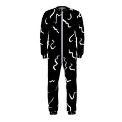 Scribbles Lines Drawing Picture Onepiece Jumpsuit (kids) by Semog4