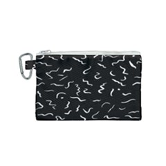 Scribbles Lines Drawing Picture Canvas Cosmetic Bag (small) by Semog4