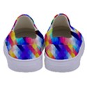 Abstract Background Colorful Pattern Kids  Canvas Slip Ons View4