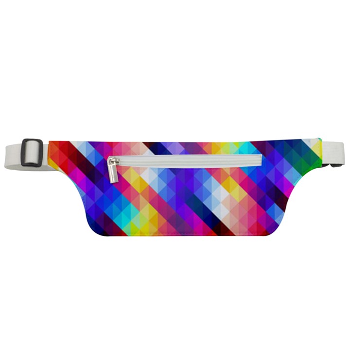 Abstract Background Colorful Pattern Active Waist Bag