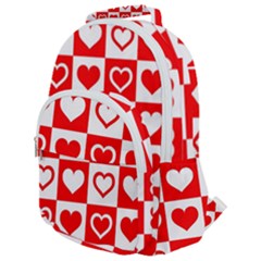 Background Card Checker Chequered Rounded Multi Pocket Backpack by Semog4