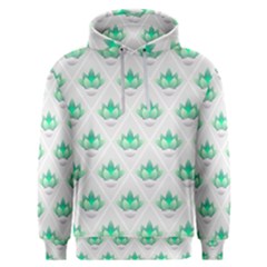 Plant Pattern Green Leaf Flora Men s Overhead Hoodie by Semog4