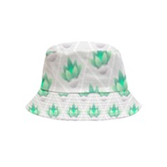 Plant Pattern Green Leaf Flora Bucket Hat (kids) by Semog4