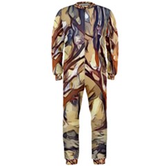 Tree Forest Woods Nature Landscape Onepiece Jumpsuit (men) by Semog4