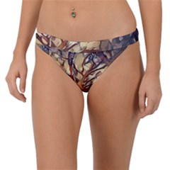 Tree Forest Woods Nature Landscape Band Bikini Bottoms by Semog4