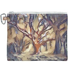 Tree Forest Woods Nature Landscape Canvas Cosmetic Bag (xxxl) by Semog4