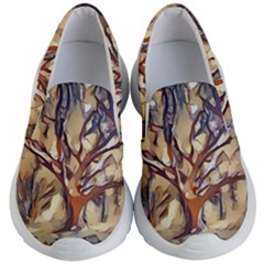 Tree Forest Woods Nature Landscape Kids Lightweight Slip Ons by Semog4