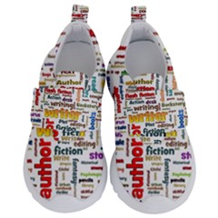 Writing Author Motivation Words Kids  Velcro No Lace Shoes by Semog4