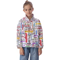 Writing Author Motivation Words Kids  Half Zip Hoodie by Semog4