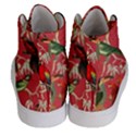 Vintage Tropical Birds Pattern in Pink Men s Hi-Top Skate Sneakers View4