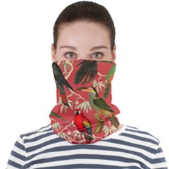 Vintage Tropical Birds Pattern In Pink Face Seamless Bandana (adult) by CCBoutique