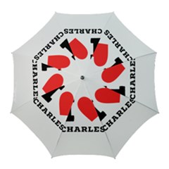 I Love Charles  Golf Umbrellas by ilovewhateva