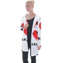 I love Charles  Longline Hooded Cardigan View1