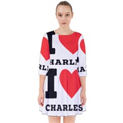 I Love Charles  Smock Dress by ilovewhateva