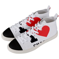 I Love Charles  Men s Mid-top Canvas Sneakers by ilovewhateva