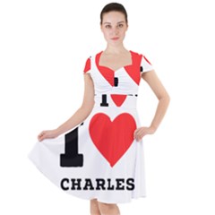 I Love Charles  Cap Sleeve Midi Dress by ilovewhateva