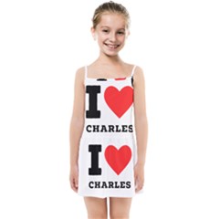 I Love Charles  Kids  Summer Sun Dress by ilovewhateva