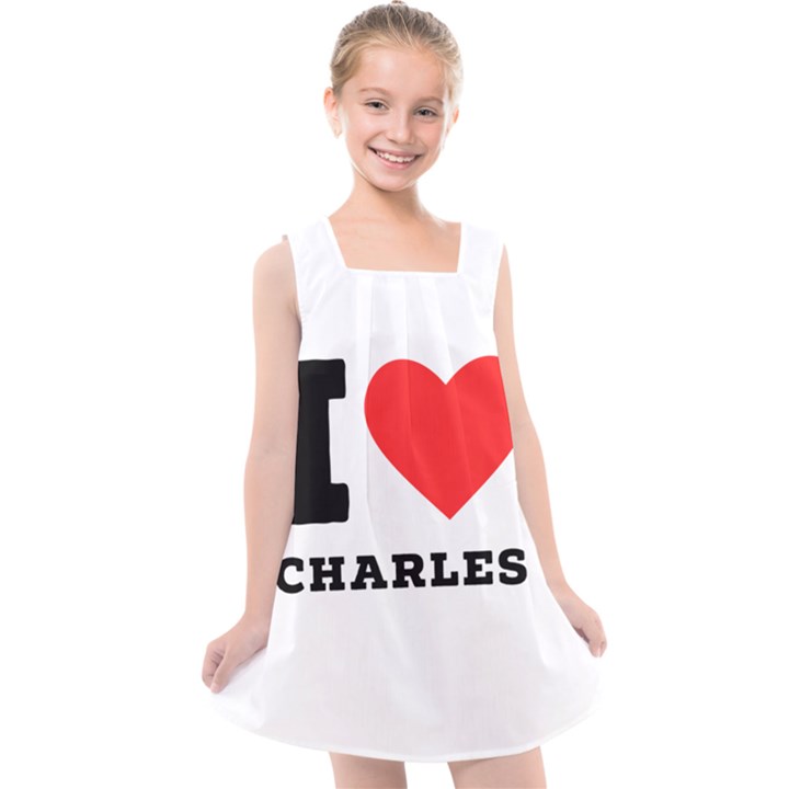 I love Charles  Kids  Cross Back Dress