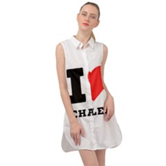 I Love Charles  Sleeveless Shirt Dress by ilovewhateva