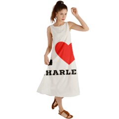 I Love Charles  Summer Maxi Dress by ilovewhateva