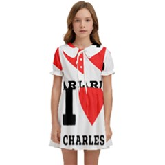 I Love Charles  Kids  Sweet Collar Dress by ilovewhateva