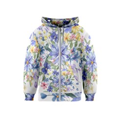 Flower Kids  Zipper Hoodie