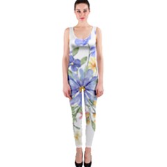 Flower One Piece Catsuit by zappwaits