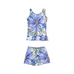 Flower Kids  Boyleg Swimsuit by zappwaits