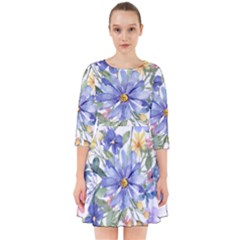 Flower Smock Dress by zappwaits