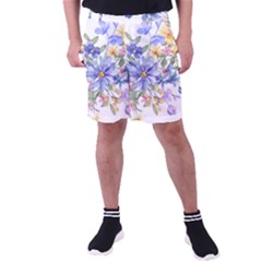 Flower Men s Pocket Shorts by zappwaits