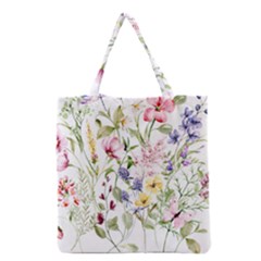 Bunch Of Flowers Grocery Tote Bag by zappwaits