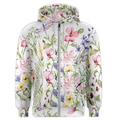 Bunch Of Flowers Men s Zipper Hoodie