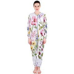 Bunch Of Flowers Onepiece Jumpsuit (ladies)