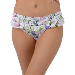 Bunch Of Flowers Frill Bikini Bottoms by zappwaits