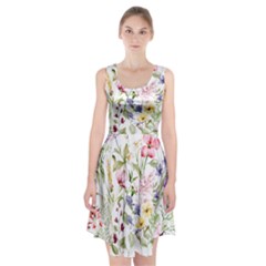 Bunch Of Flowers Racerback Midi Dress by zappwaits