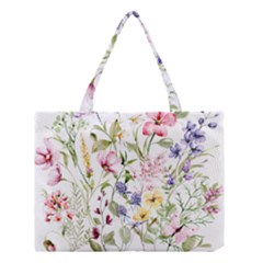 Bunch Of Flowers Medium Tote Bag by zappwaits