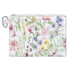 Bunch Of Flowers Canvas Cosmetic Bag (xl) by zappwaits