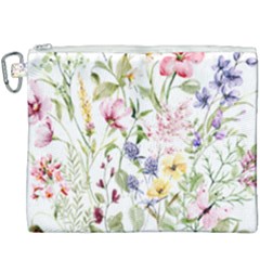 Bunch Of Flowers Canvas Cosmetic Bag (xxxl)