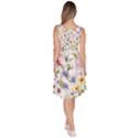 bunch of flowers Knee Length Skater Dress With Pockets View4