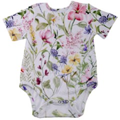 Bunch Of Flowers Baby Short Sleeve Bodysuit by zappwaits