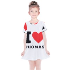 I Love Thomas Kids  Simple Cotton Dress by ilovewhateva