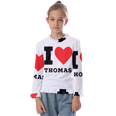 I Love Thomas Kids  Frill Detail Tee by ilovewhateva