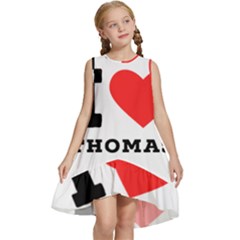 I Love Thomas Kids  Frill Swing Dress by ilovewhateva