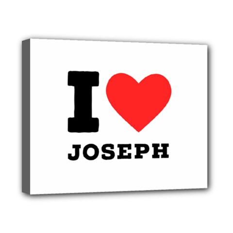 I Love Joseph Canvas 10  X 8  (stretched) by ilovewhateva