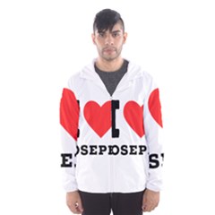 I Love Joseph Men s Hooded Windbreaker by ilovewhateva