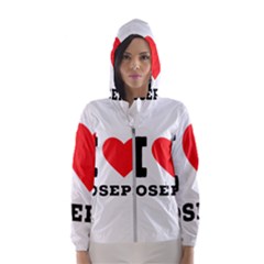 I Love Joseph Women s Hooded Windbreaker by ilovewhateva